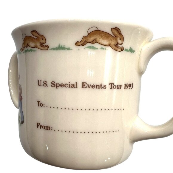 Vintage 1993 Royal Doulton Bunnykins Two-Handle English Mug Children Special Ed. - Picture 3 of 7